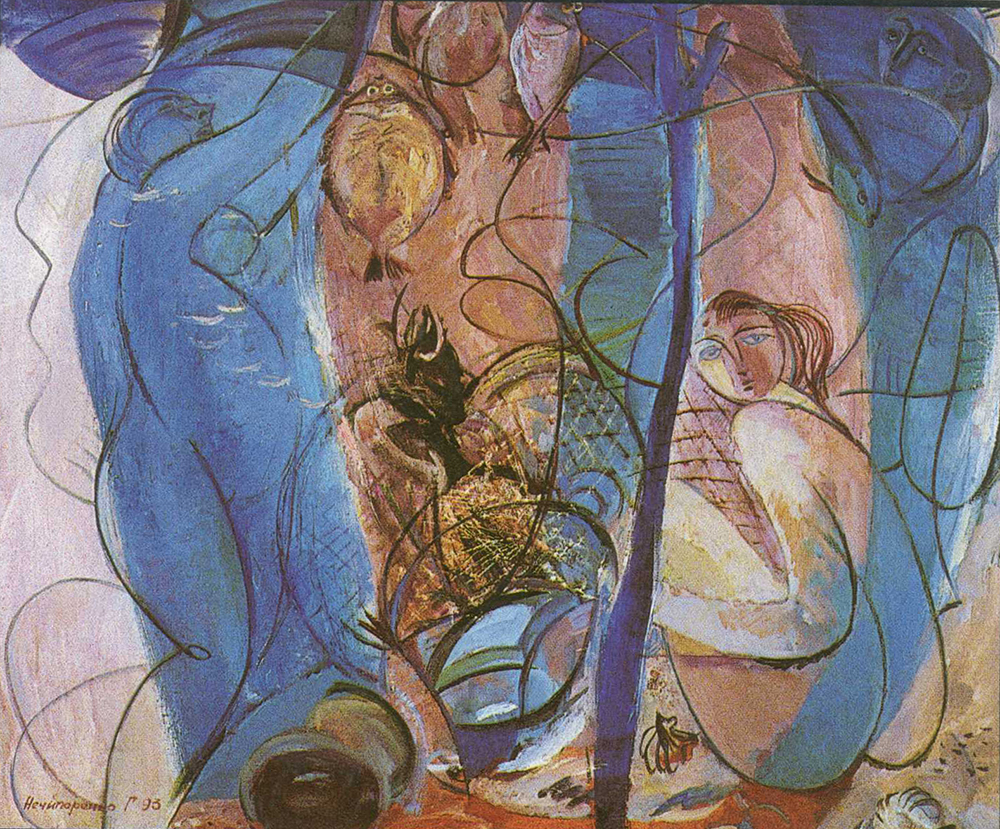 Г. Нечипоренко. «Сіті». 1993. Полотно, акріл